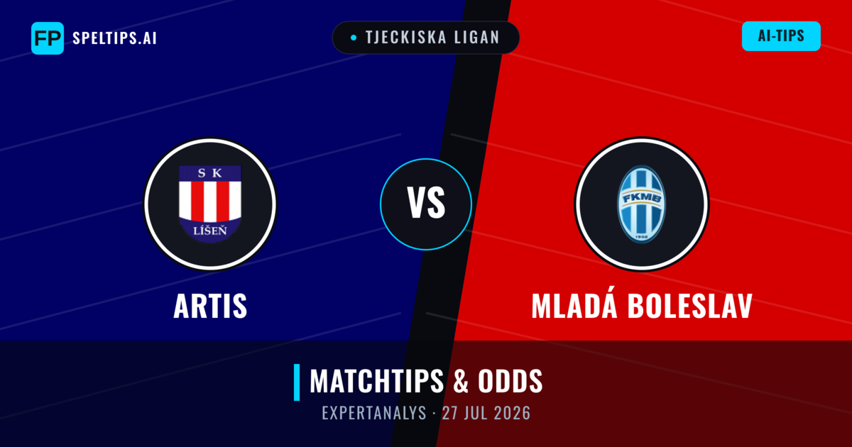 Artis vs Mladá Boleslav — matchtips och förhandstitt