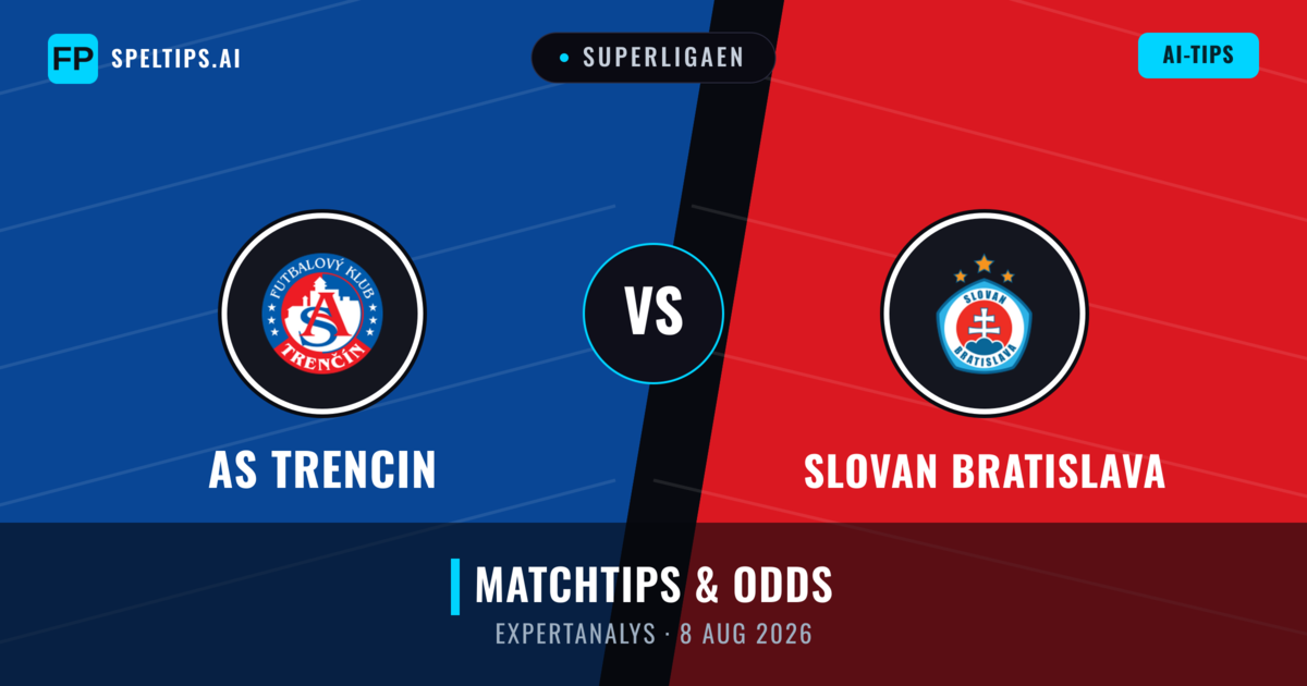 AS Trencin vs Slovan Bratislava — matchtips och förhandstitt