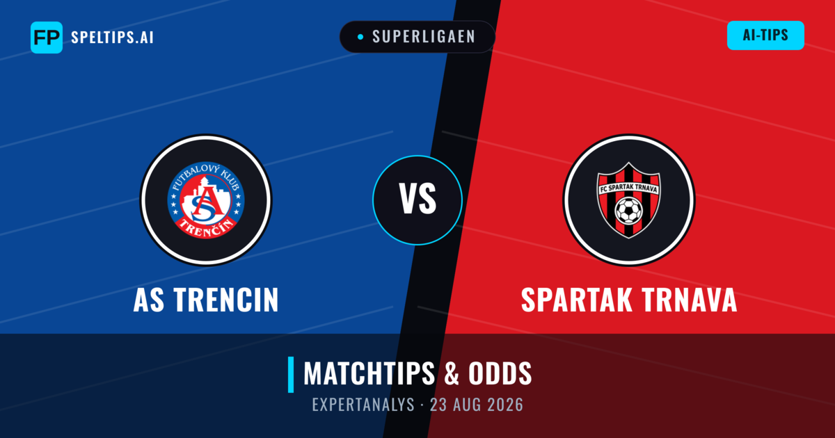 AS Trencin vs Spartak Trnava — matchtips och förhandstitt