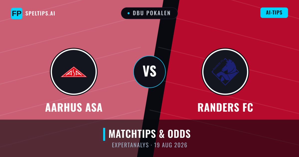 Aarhus ASA vs Randers FC — matchtips och förhandstitt