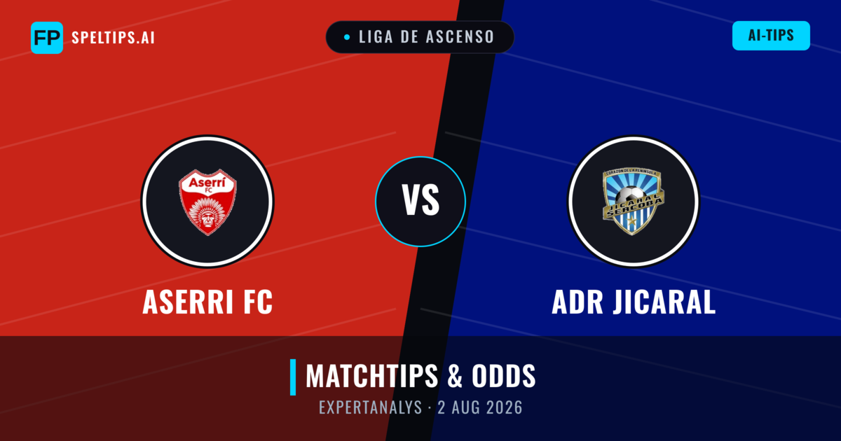 Aserri FC vs ADR Jicaral — matchtips och förhandstitt