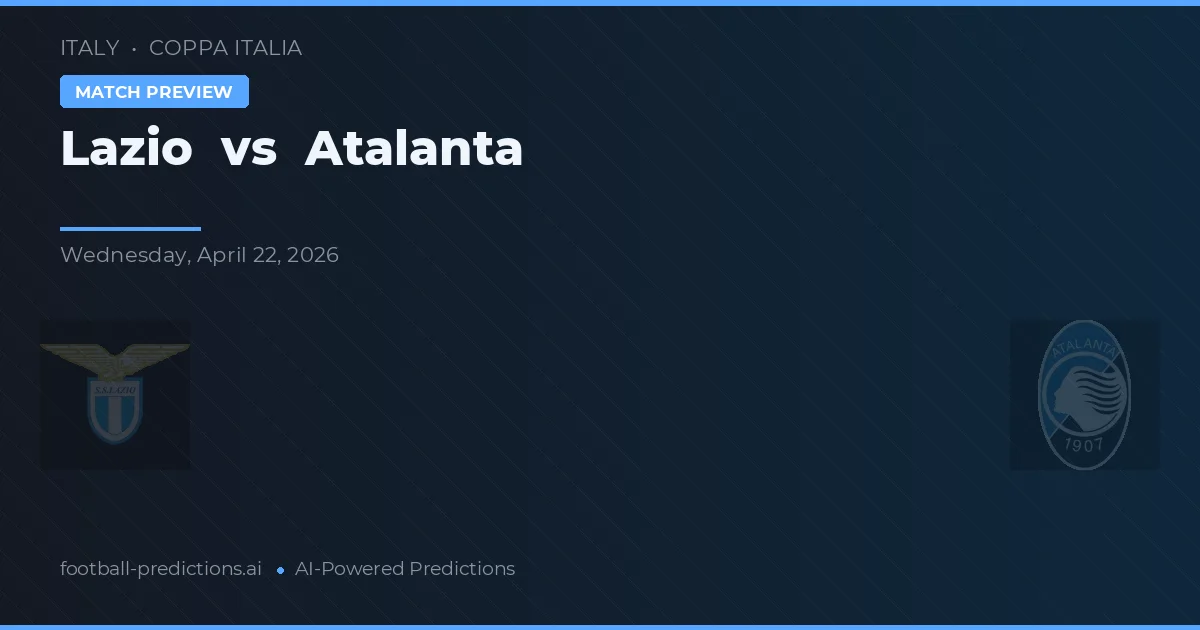 Lazio vs Atalanta — matchtips och förhandstitt