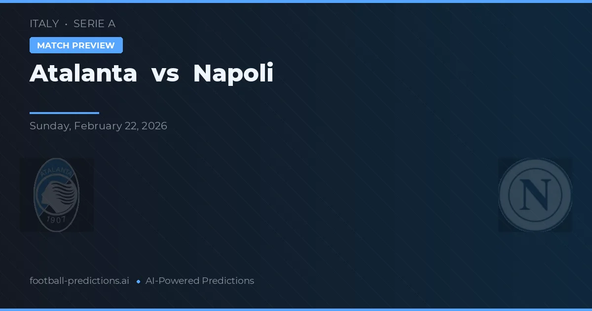 Atalanta vs Napoli — matchtips och förhandstitt
