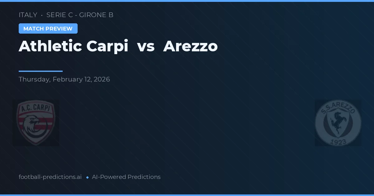 Athletic Carpi vs Arezzo — matchtips och förhandstitt