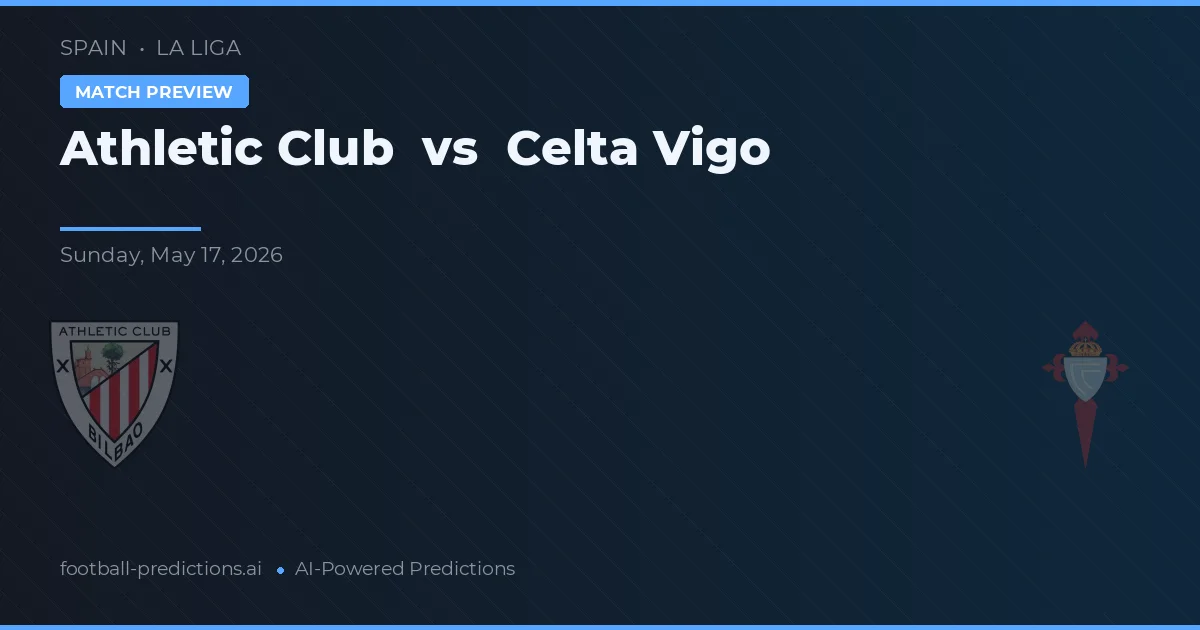 Athletic Club vs Celta Vigo — matchtips och förhandstitt