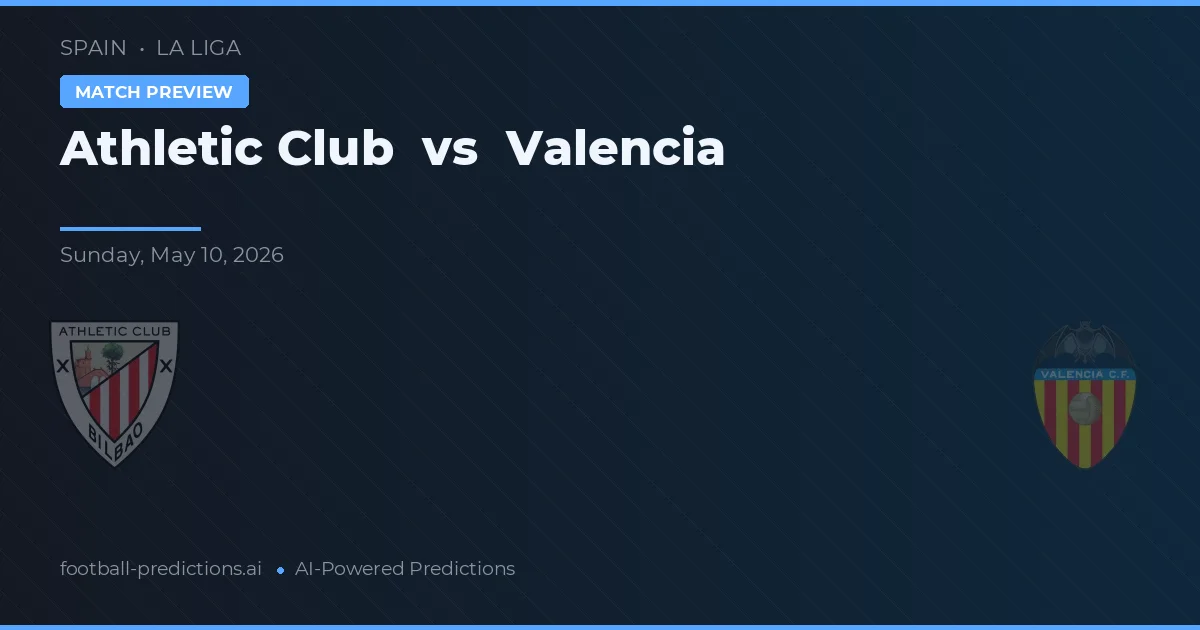 Athletic Club vs Valencia — matchtips och förhandstitt