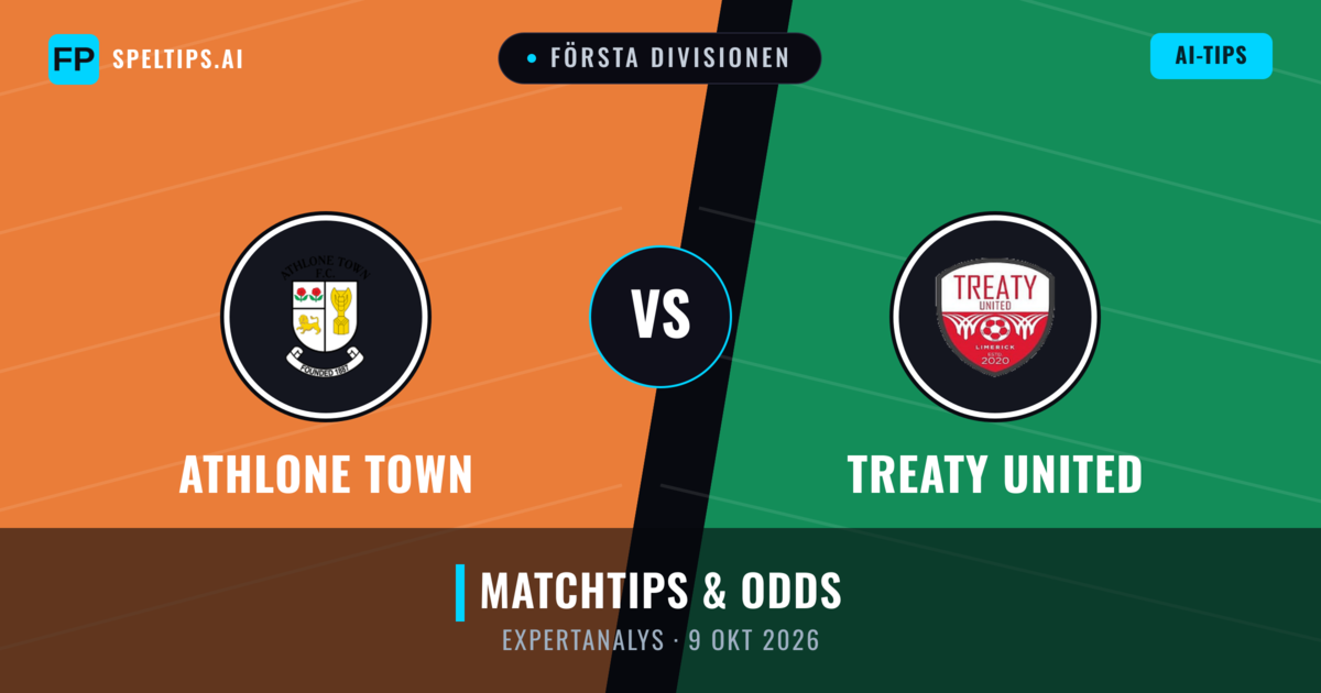 Athlone Town vs Treaty United — matchtips och förhandstitt