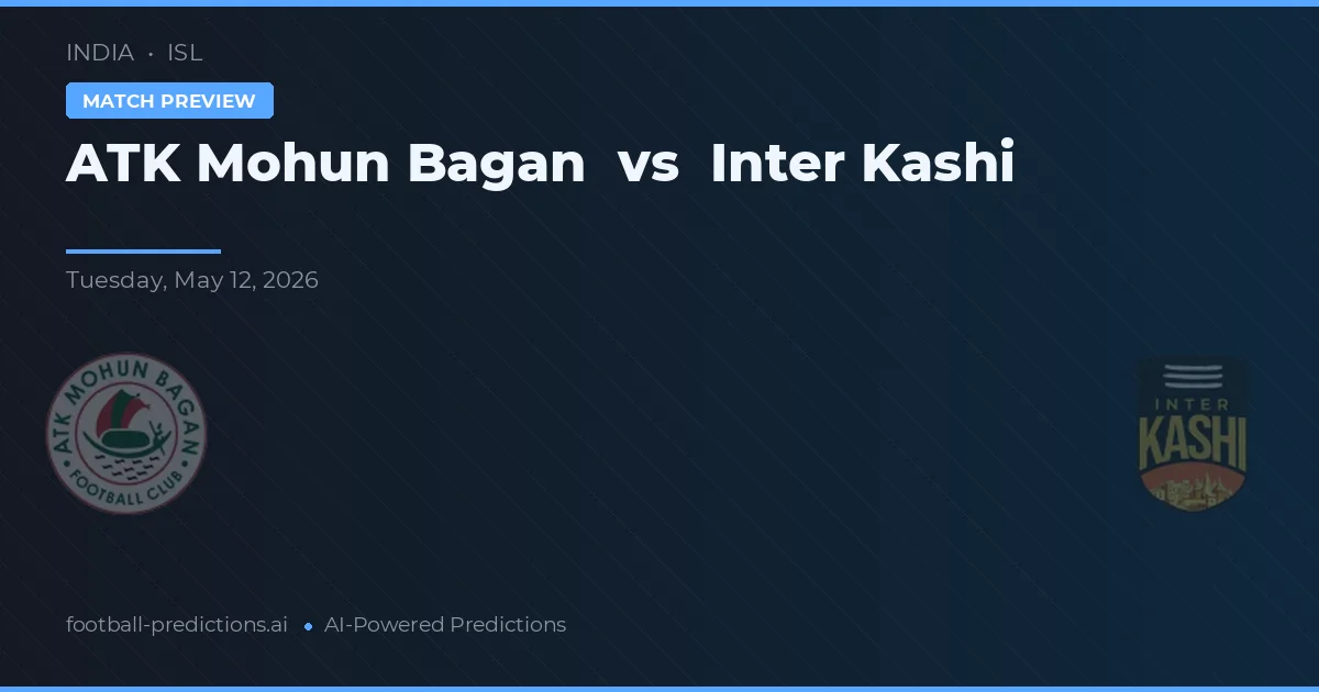 ATK Mohun Bagan vs Inter Kashi — matchtips och förhandstitt