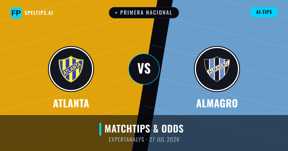 Atlanta vs Almagro — matchtips och förhandstitt