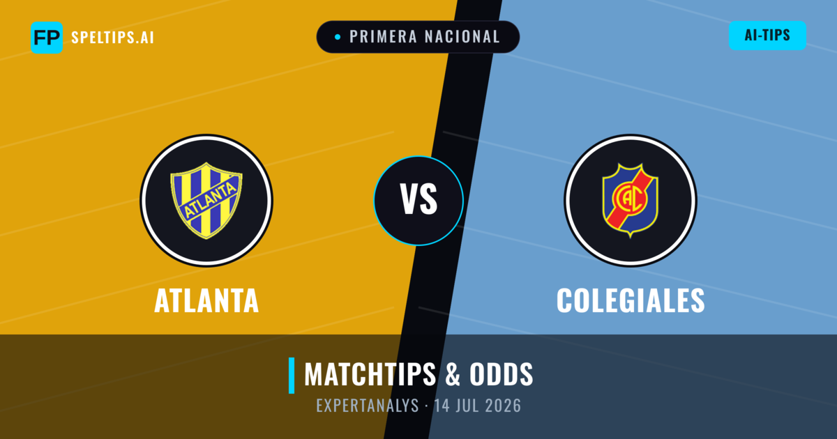 Atlanta vs Colegiales — matchtips och förhandstitt