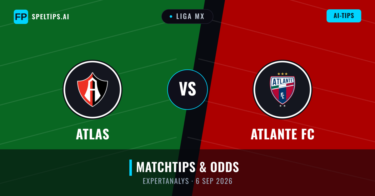 Atlas vs Atlante FC — matchtips och förhandstitt