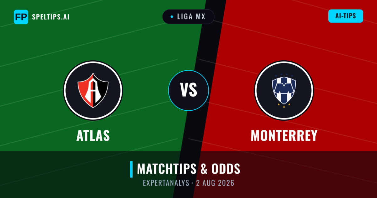 Atlas vs Monterrey — matchtips och förhandstitt