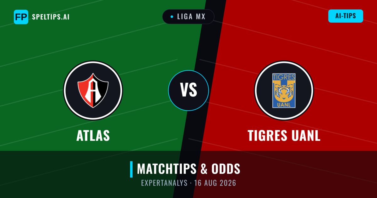 Atlas vs Tigres UANL — matchtips och förhandstitt
