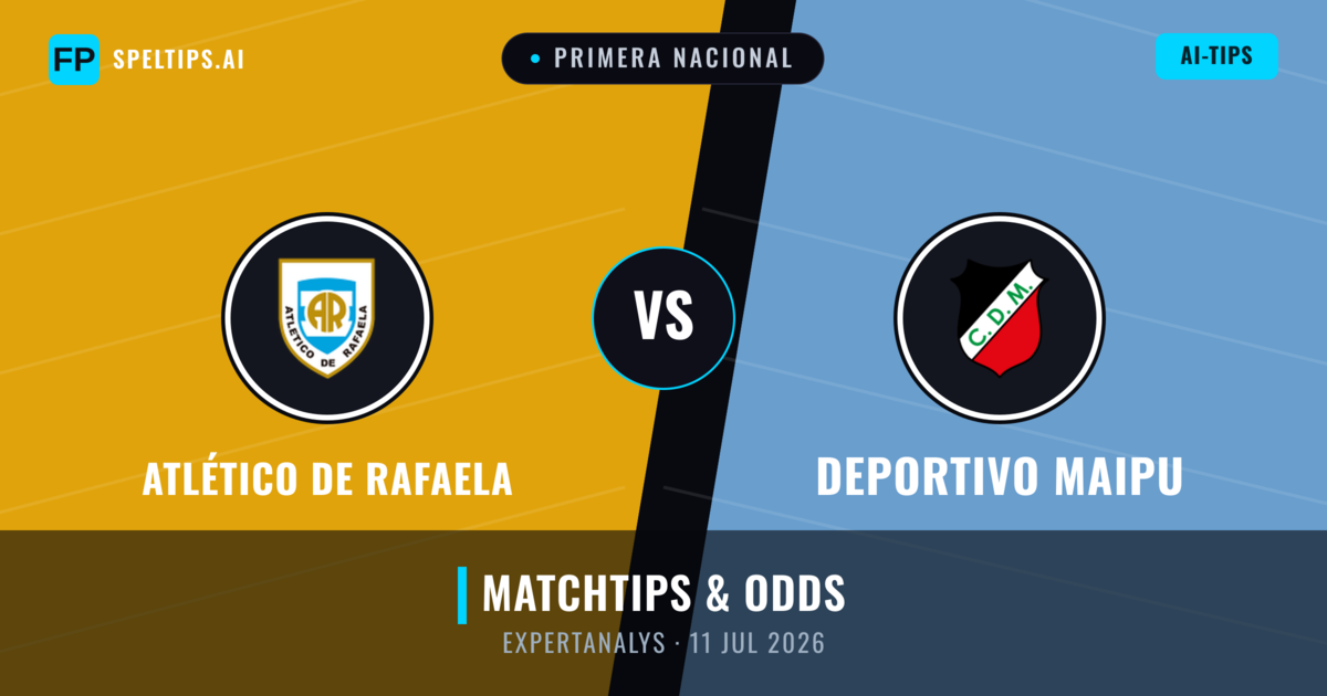Atlético de Rafaela vs Deportivo Maipu — matchtips och förhandstitt