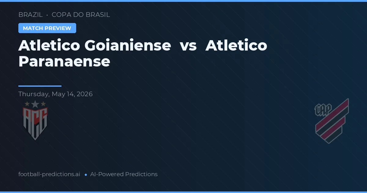 Atletico Goianiense vs Atlético Paranaense — matchtips och förhandstitt