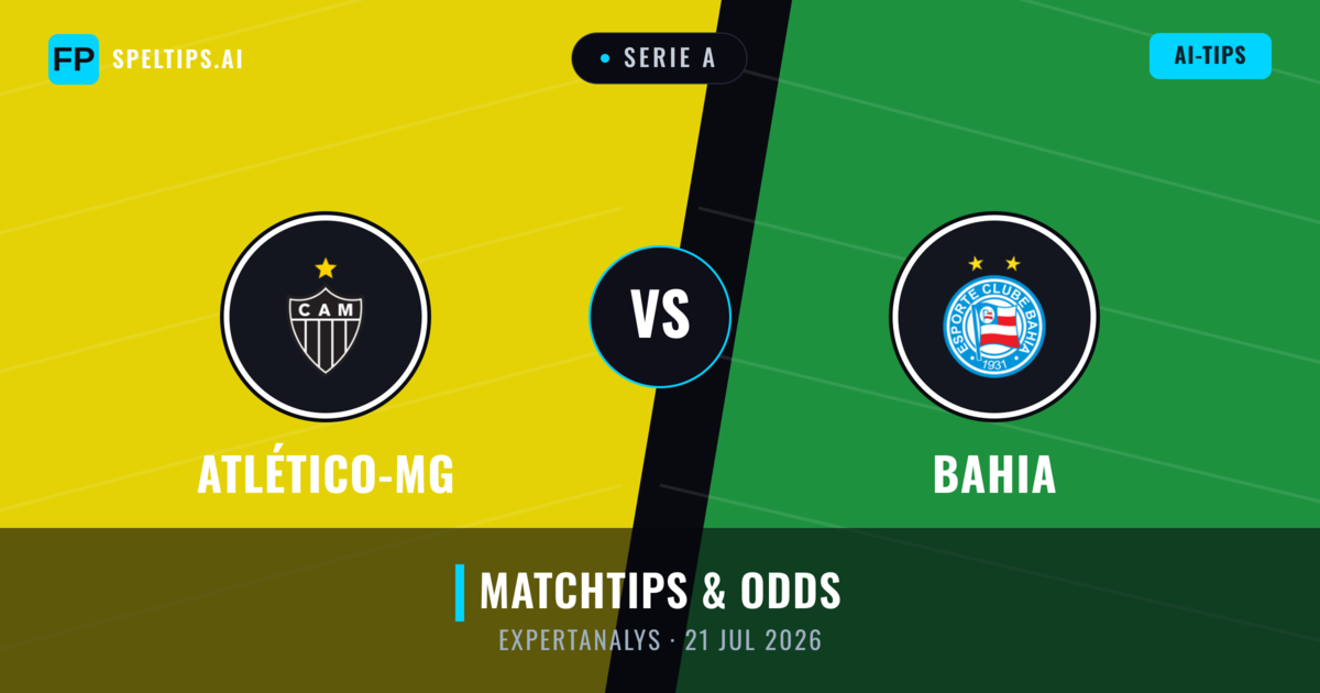 Atlético-MG vs Bahia — matchtips och förhandstitt
