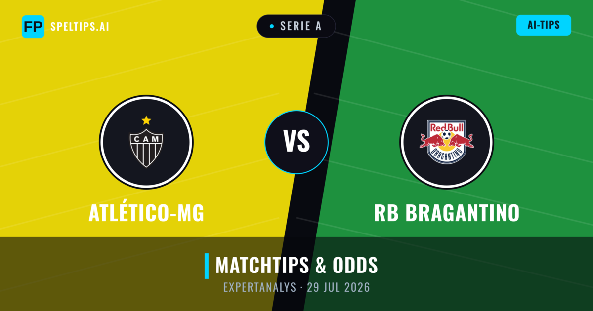 Atlético-MG vs RB Bragantino — matchtips och förhandstitt