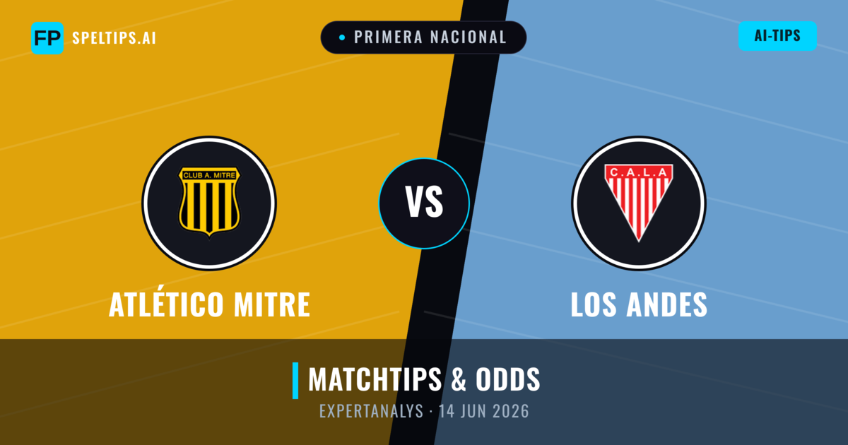 Atlético Mitre vs Los Andes — matchtips och förhandstitt