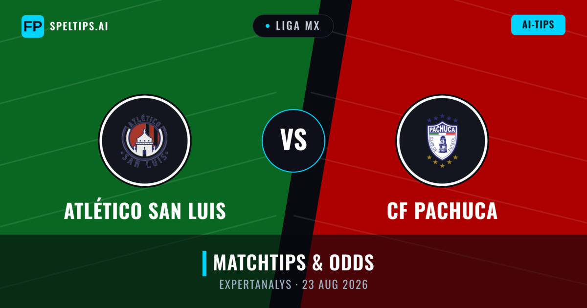 Atlético San Luis vs CF Pachuca — matchtips och förhandstitt