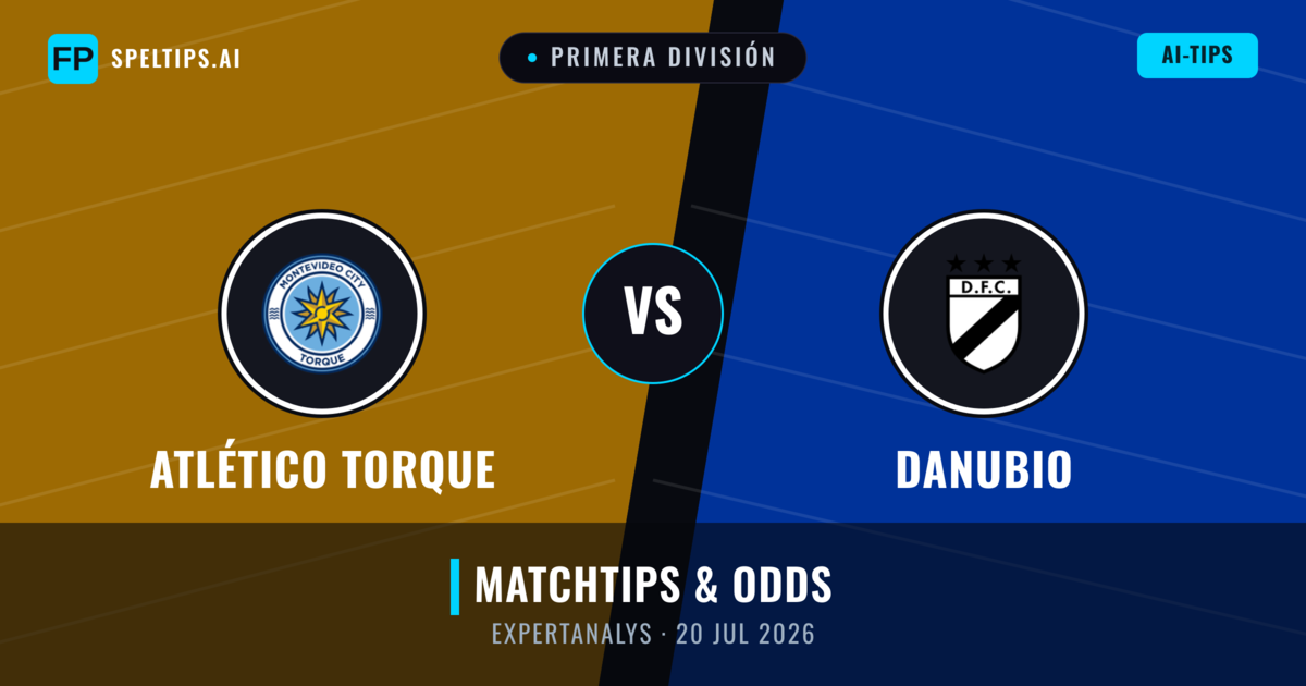 Atlético Torque vs Danubio — matchtips och förhandstitt