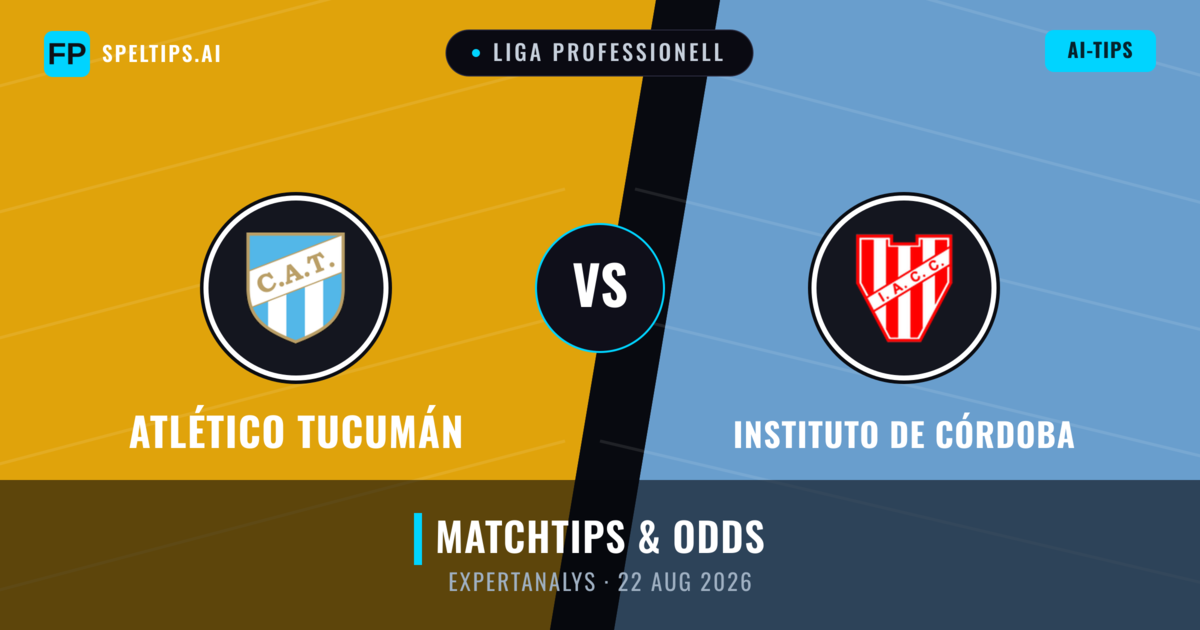 Atlético Tucumán vs Instituto de Córdoba — matchtips och förhandstitt