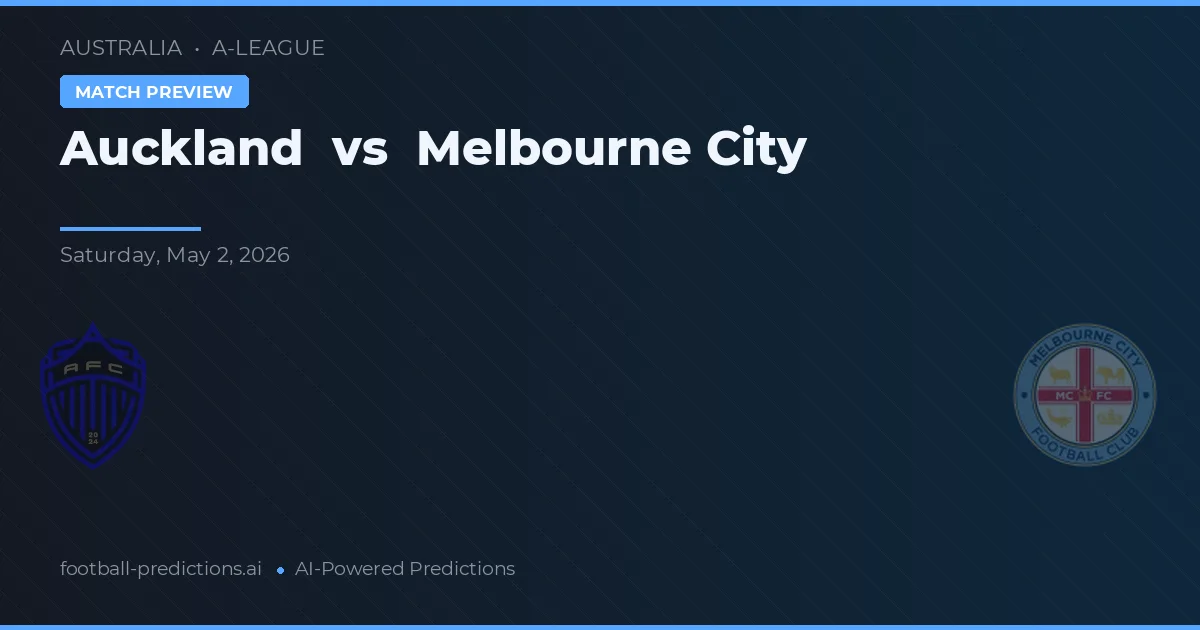 Auckland vs Melbourne City — matchtips och förhandstitt