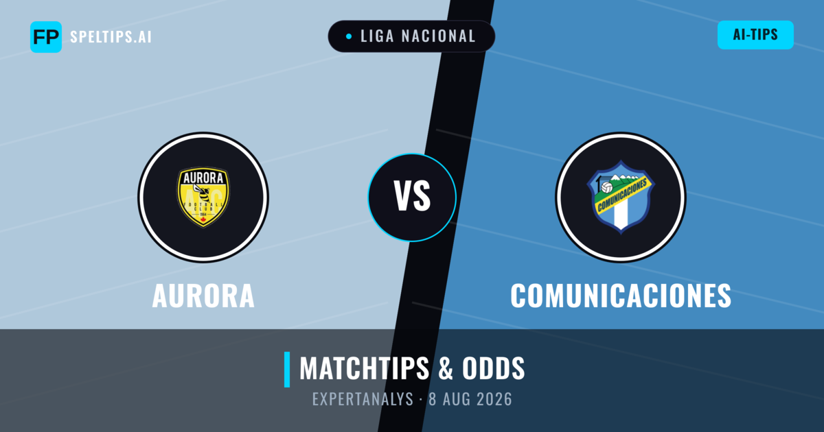 Aurora vs Comunicaciones — matchtips och förhandstitt