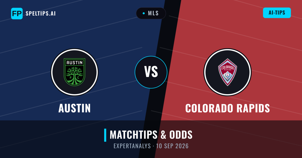 Austin vs Colorado Rapids — matchtips och förhandstitt