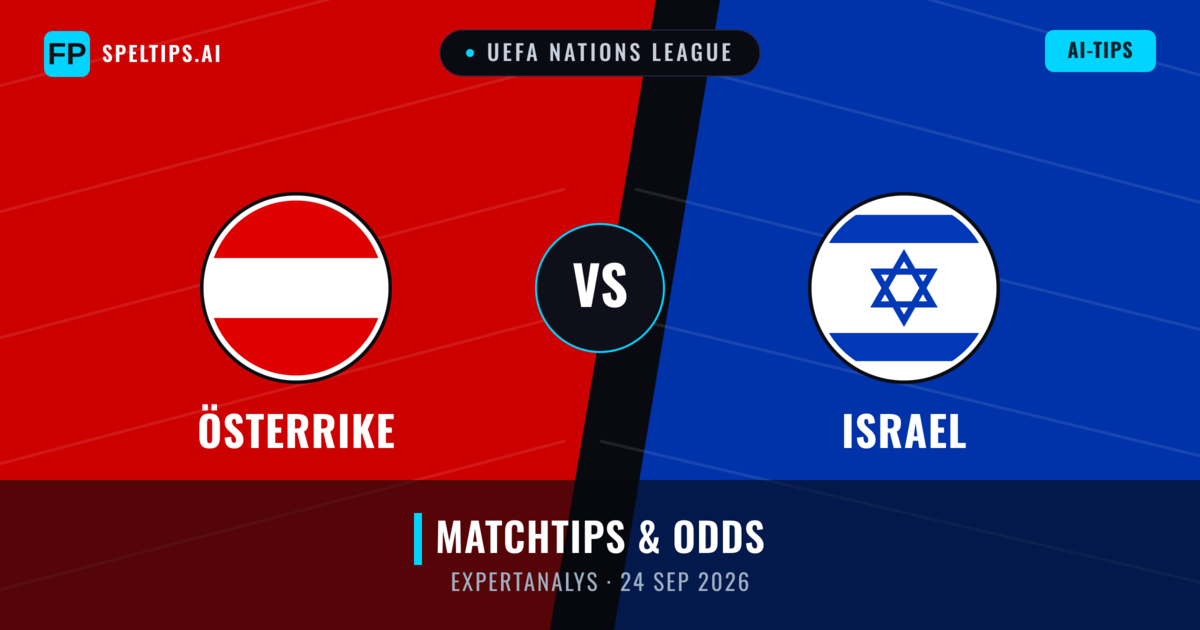 Österrike vs Israel — matchtips och förhandstitt