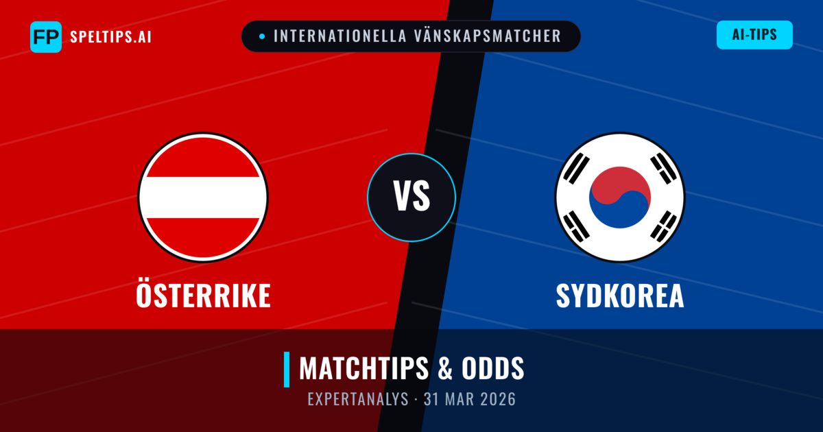 Österrike vs Sydkorea — matchtips och förhandstitt