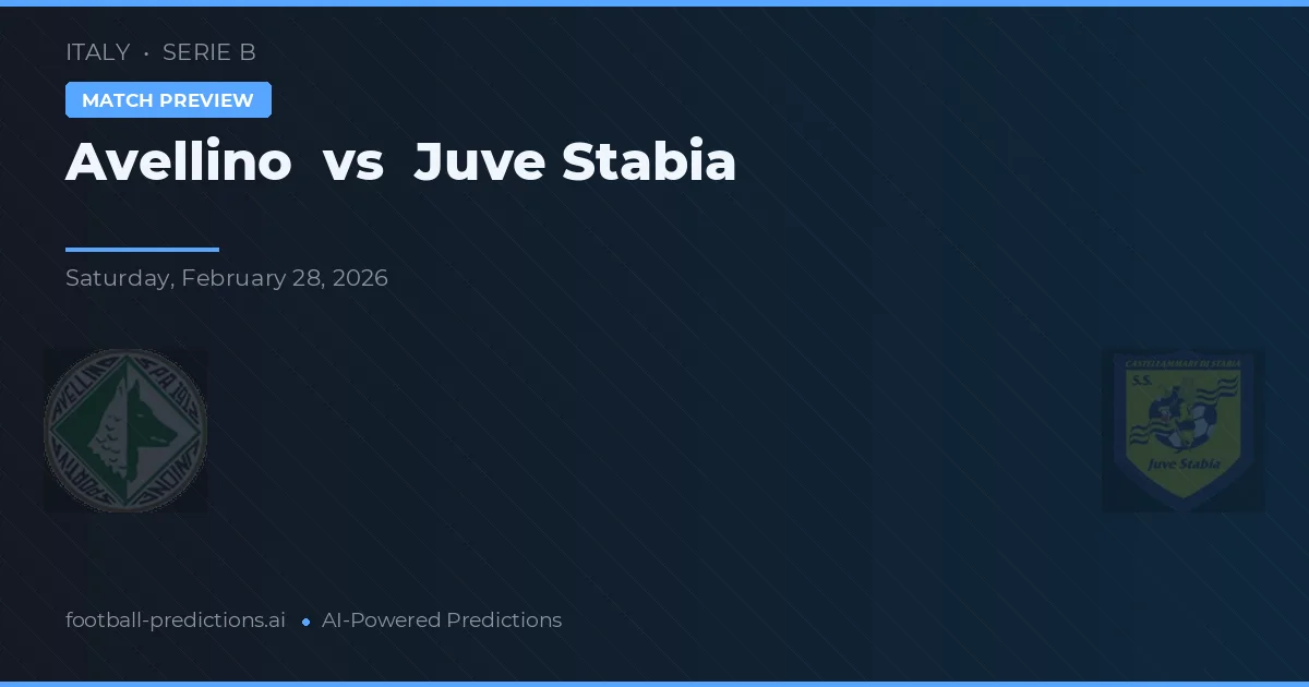 Avellino vs Juve Stabia — matchtips och förhandstitt