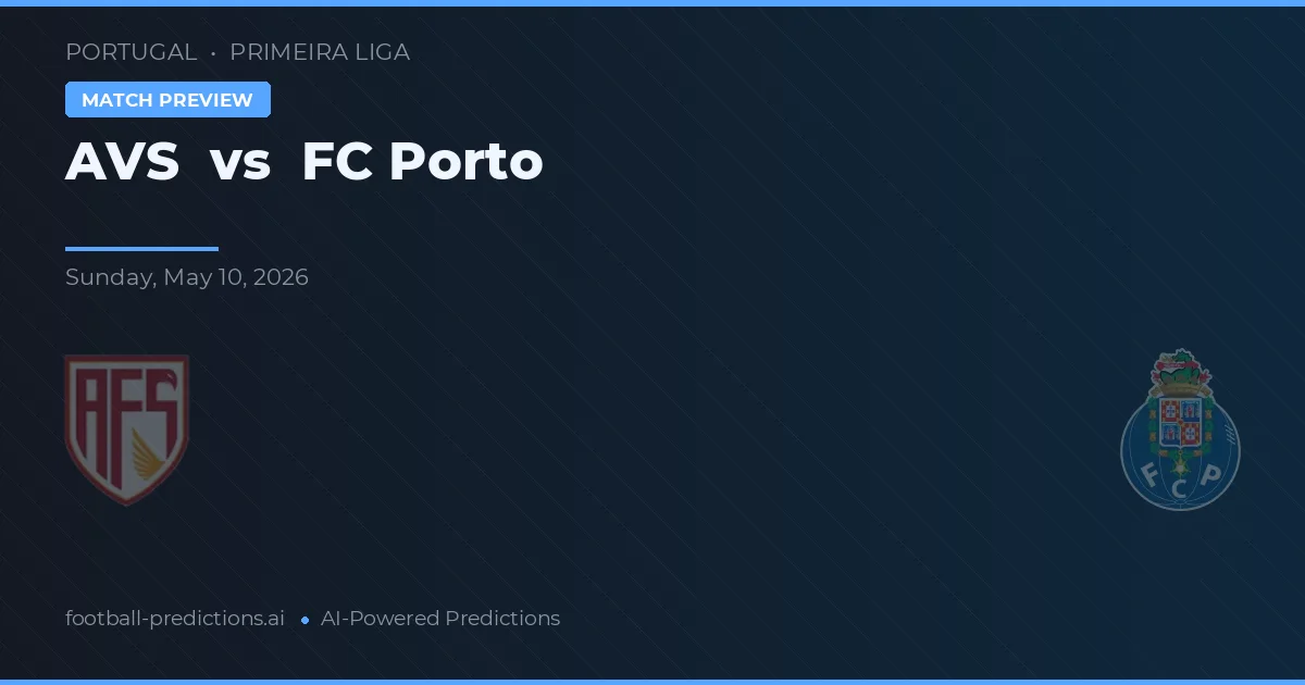 AVS vs FC Porto — matchtips och förhandstitt
