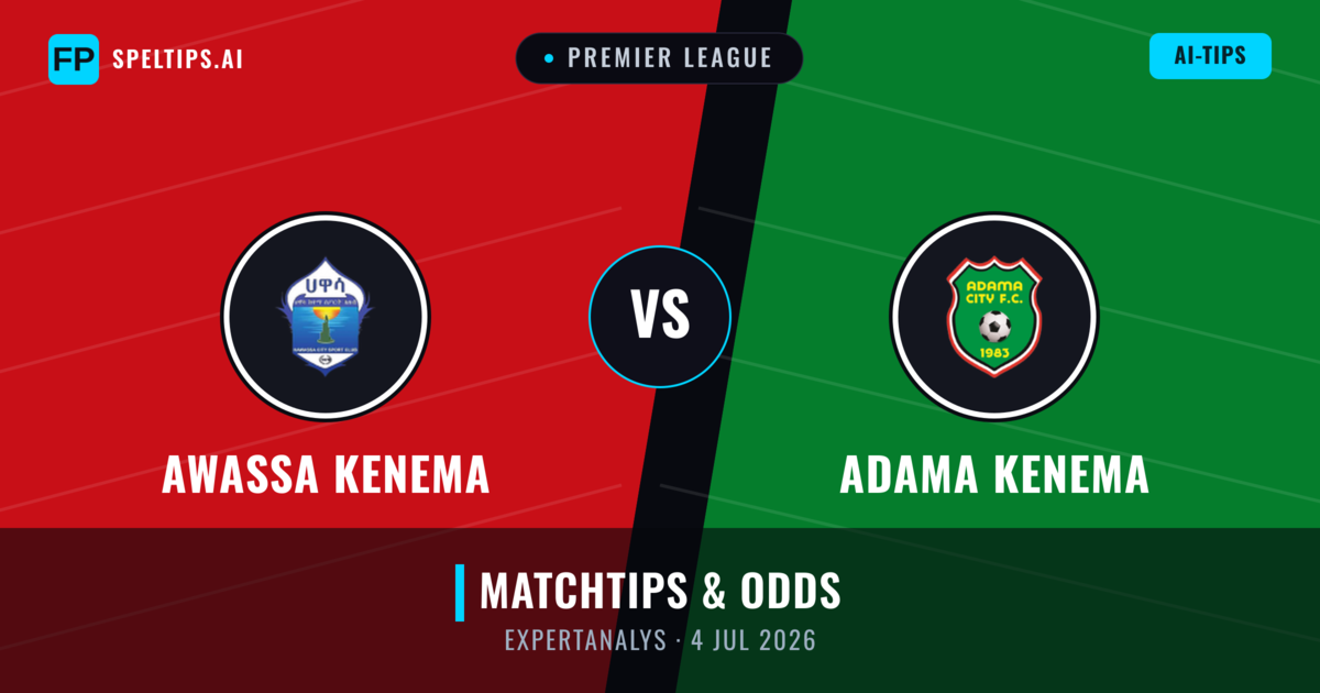 Awassa Kenema vs Adama Kenema — matchtips och förhandstitt