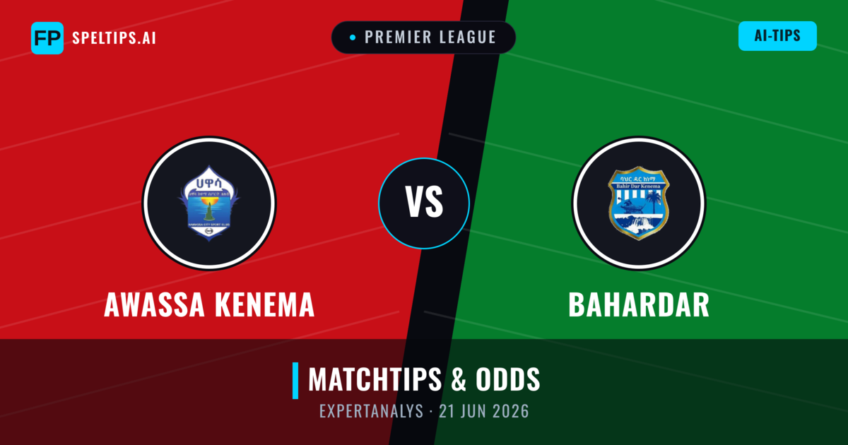 Awassa Kenema vs Bahardar — matchtips och förhandstitt
