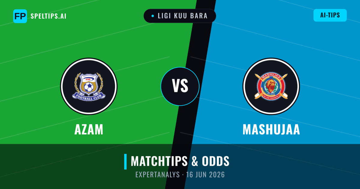 Azam vs Mashujaa — matchtips och förhandstitt