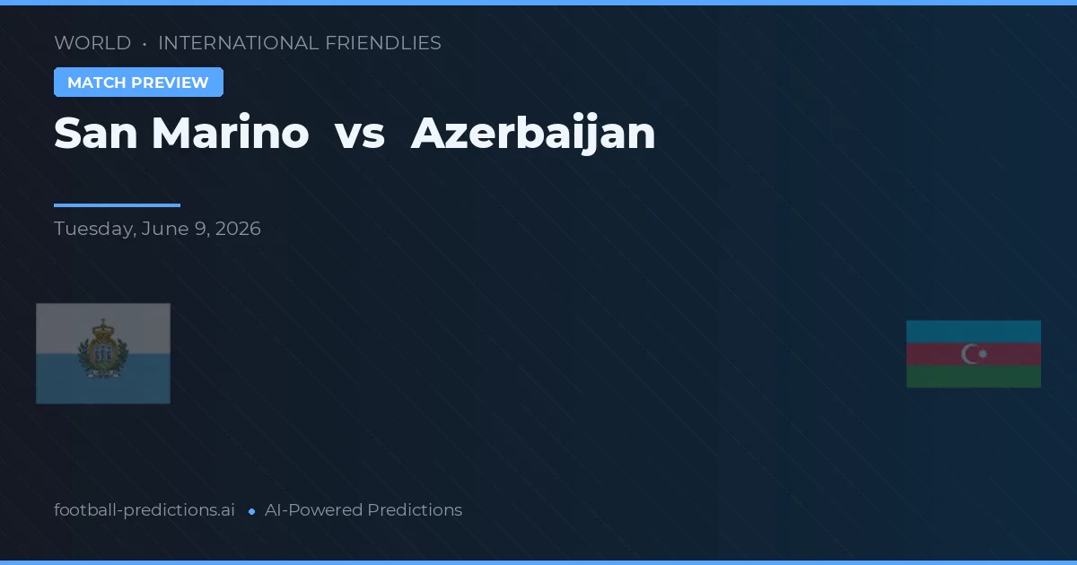 Azerbajdzjan vs San Marino — matchtips och förhandstitt