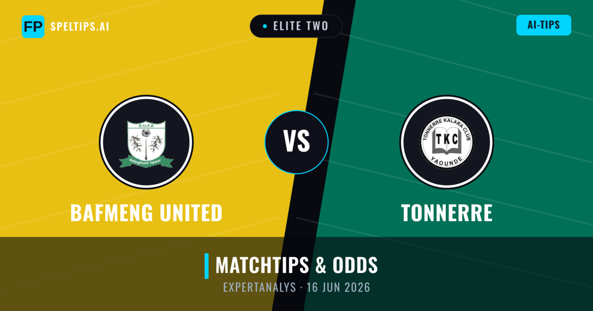 Bafmeng United vs Tonnerre — matchtips och förhandstitt