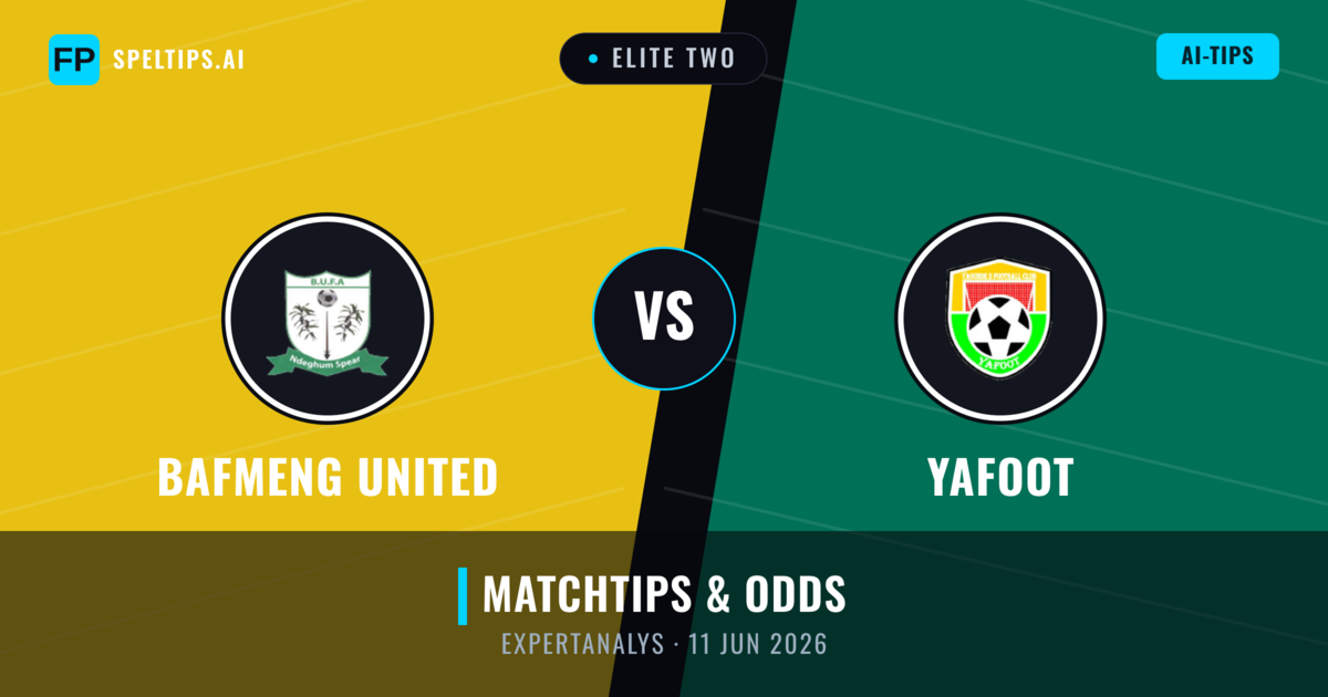 Bafmeng United vs Yafoot — matchtips och förhandstitt