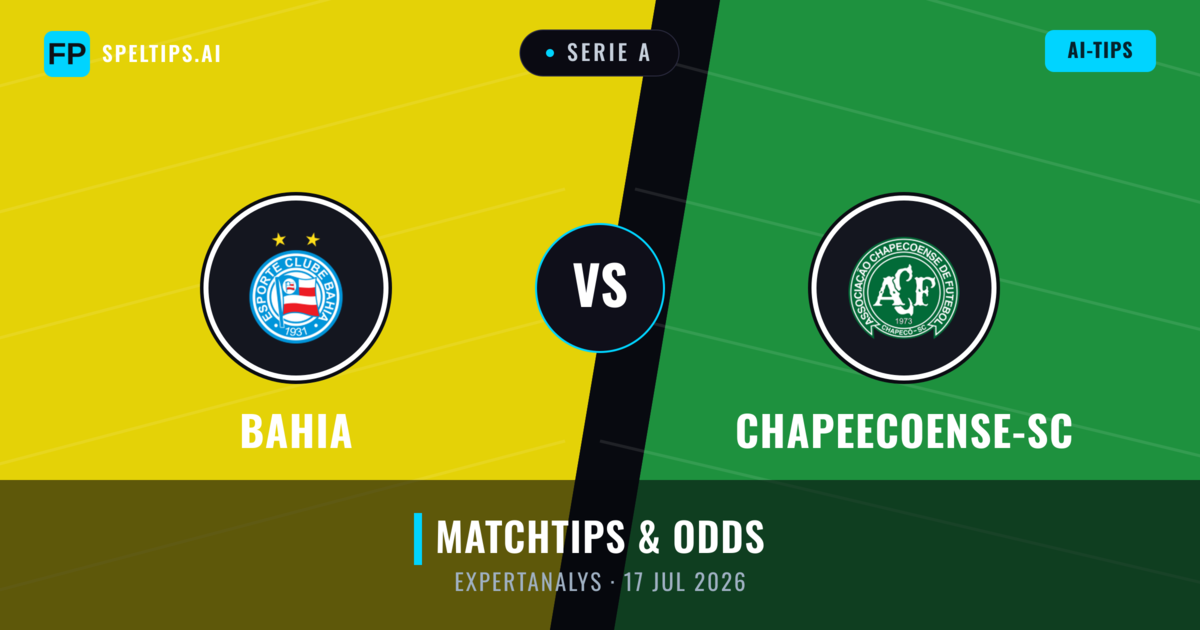 Bahia vs Chapeecoense-sc — matchtips och förhandstitt