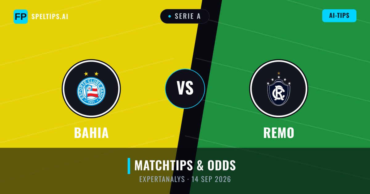 Bahia vs Remo — matchtips och förhandstitt
