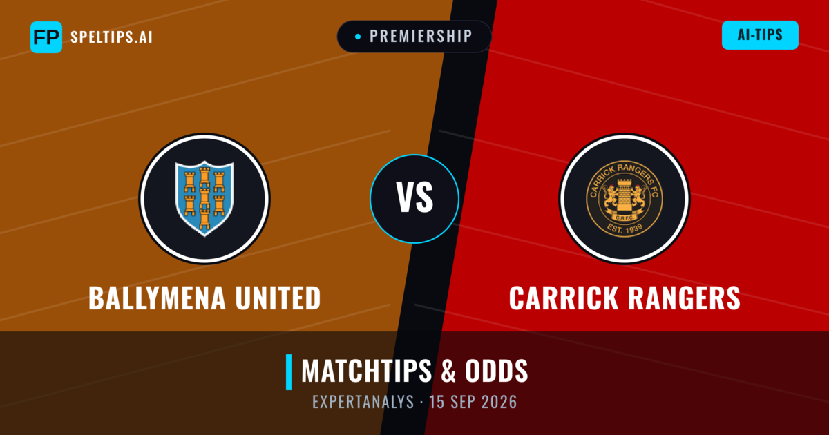 Ballymena United vs Carrick Rangers — matchtips och förhandstitt