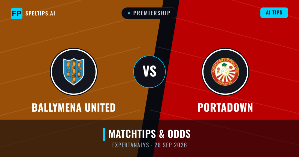 Ballymena United vs Portadown — matchtips och förhandstitt