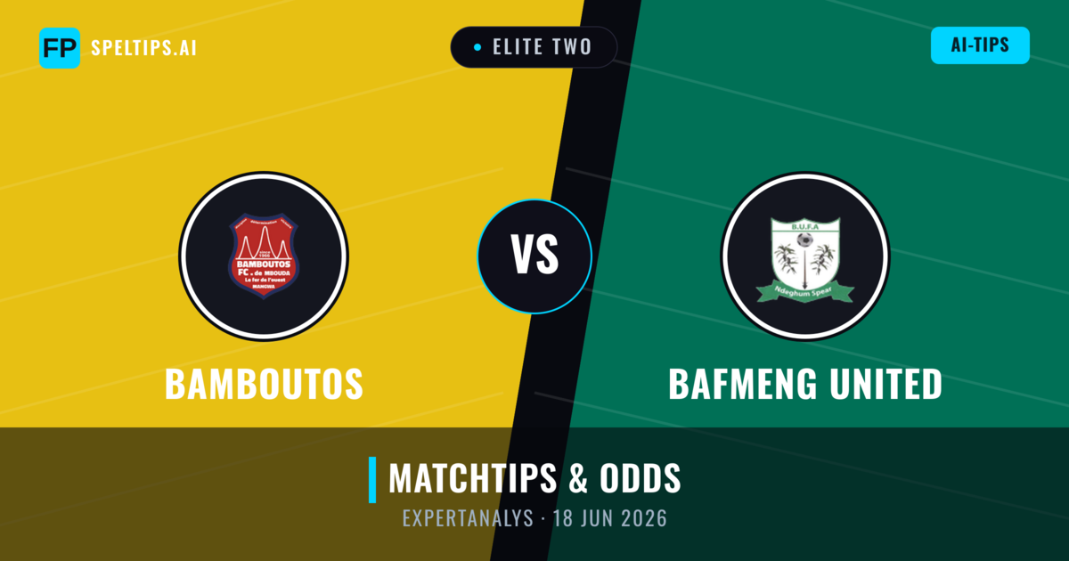 Bamboutos vs Bafmeng United — matchtips och förhandstitt