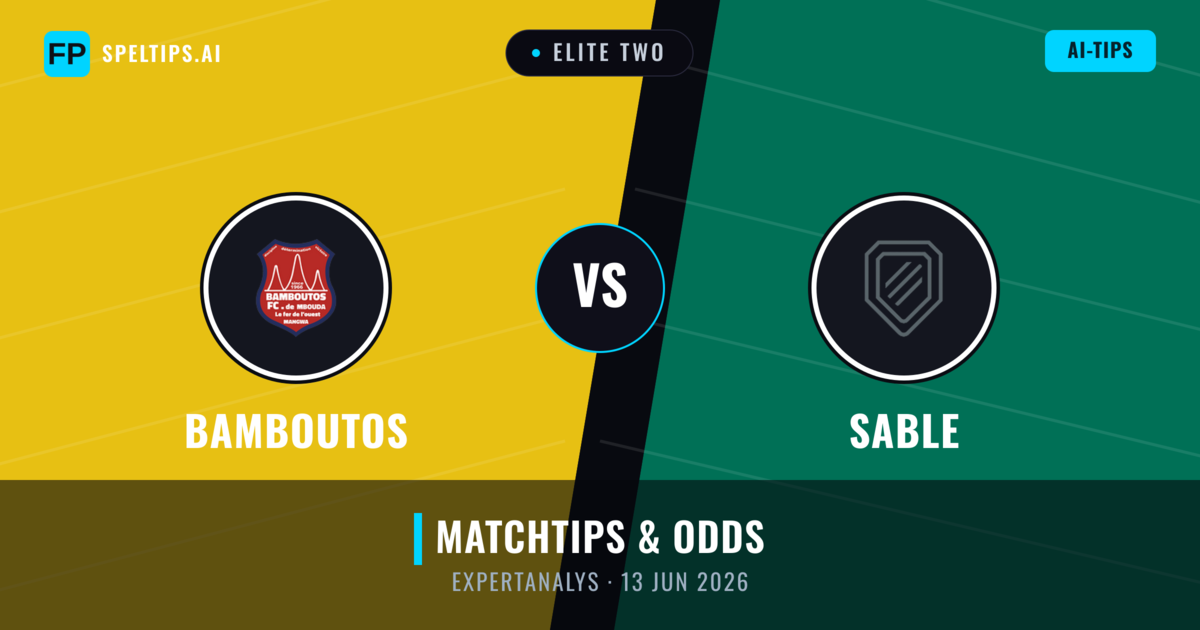 Bamboutos vs Sable — matchtips och förhandstitt