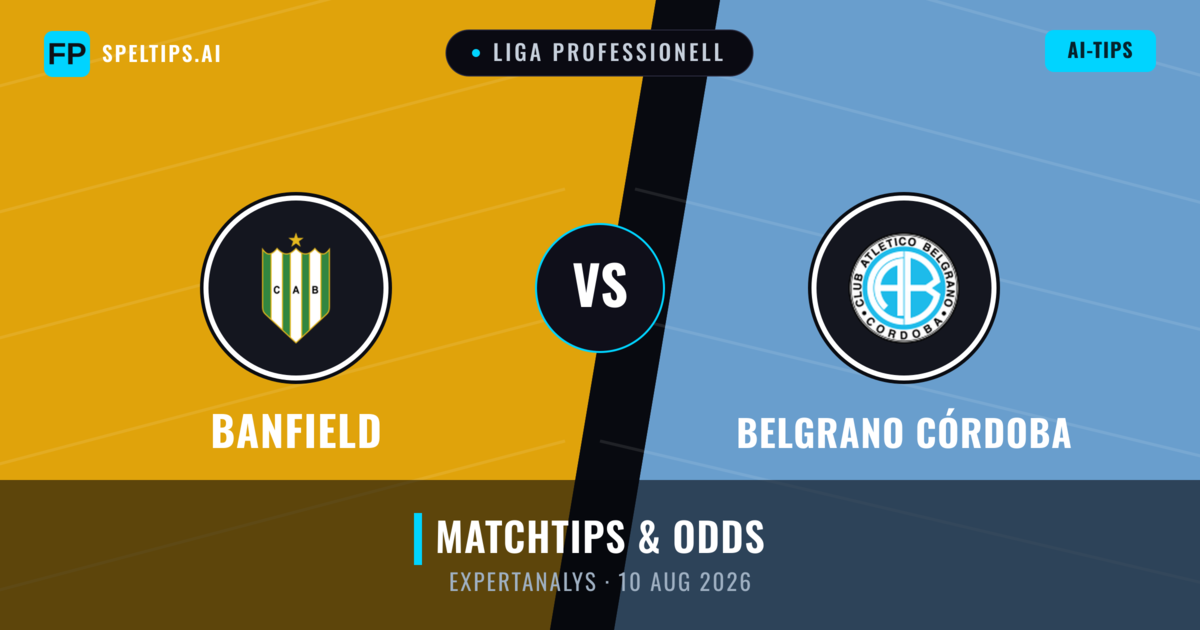 Banfield vs Belgrano Córdoba — matchtips och förhandstitt