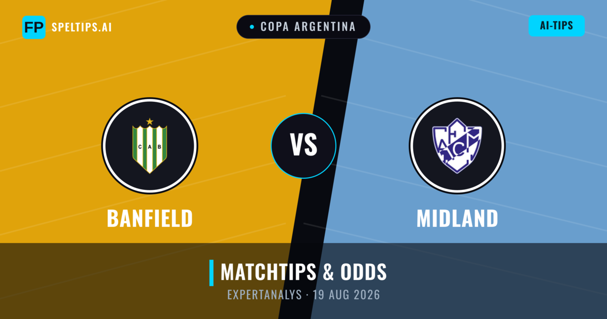 Banfield vs Midland — matchtips och förhandstitt