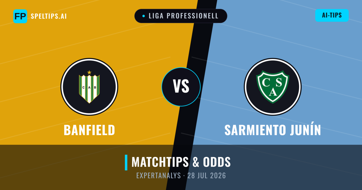 Banfield vs Sarmiento Junín — matchtips och förhandstitt