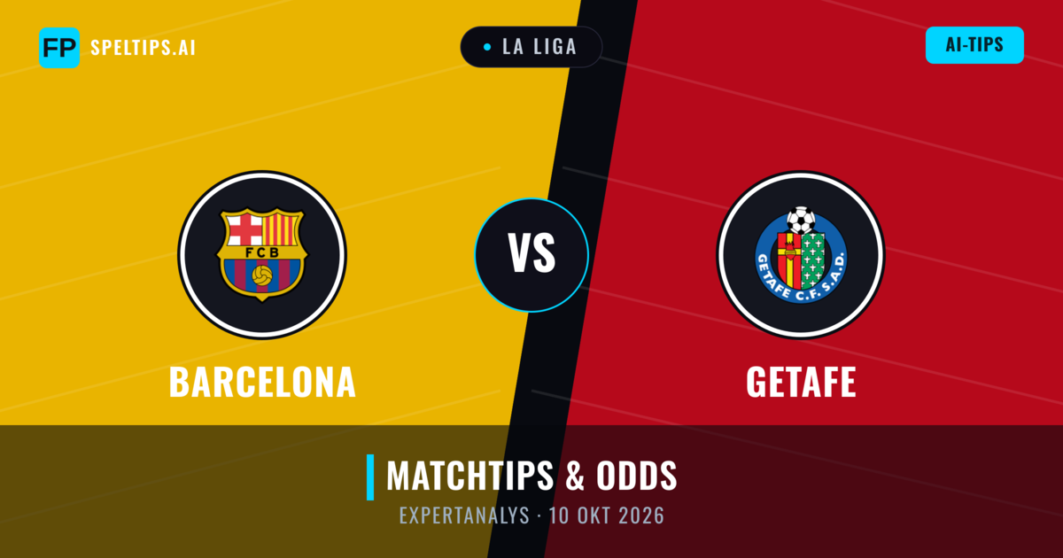 Barcelona vs Getafe — matchtips och förhandstitt