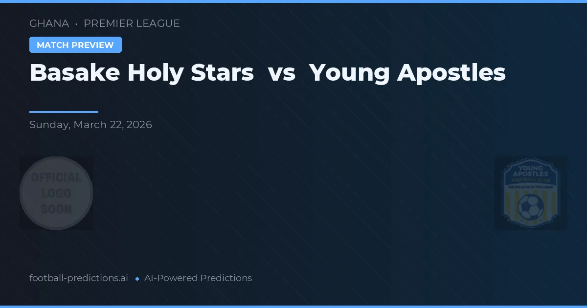 Basake Holy Stars vs Young Apostles — matchtips och förhandstitt