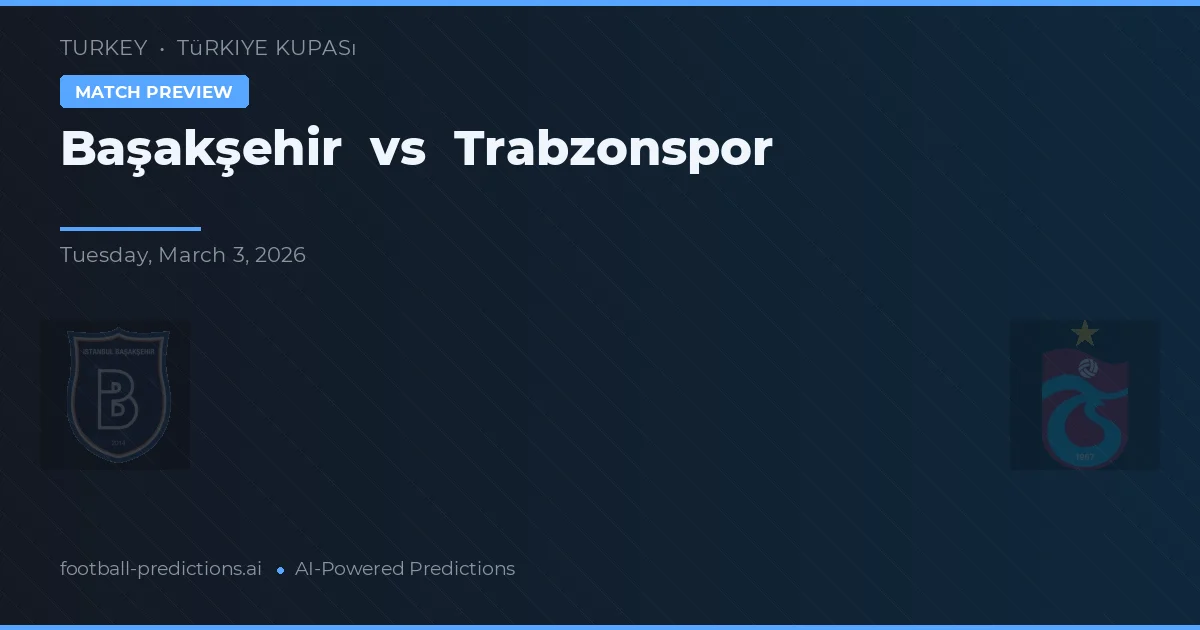Başakşehir vs Trabzonspor — matchtips och förhandstitt